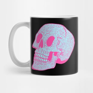 Skull Doodle (Pink) Mug